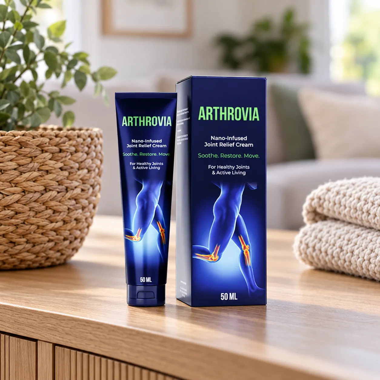 Arthrovia — le produit au quotidien