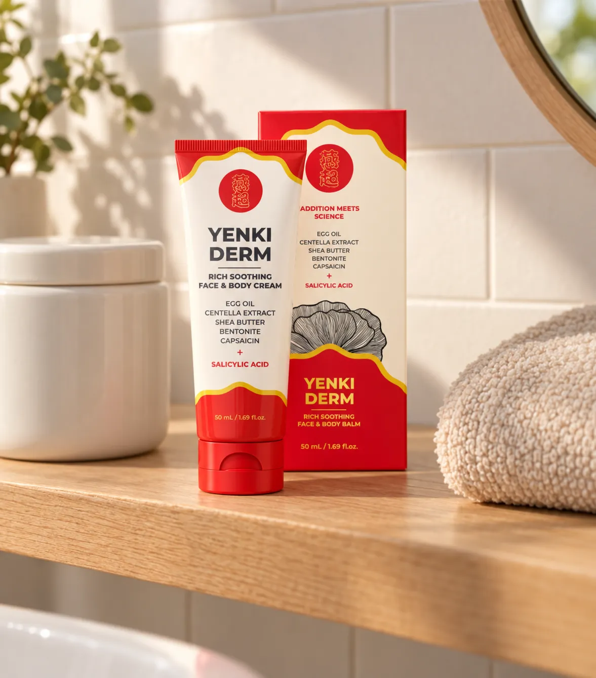 Yenki Derm — le produit au quotidien