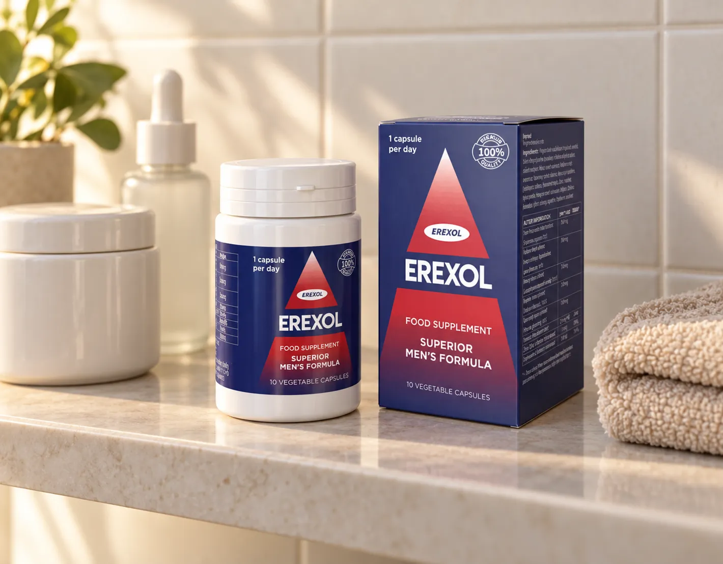 Erexol — le produit au quotidien